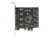 Delock carte d'interface/adaptateur Interne USB 3.2 Gen 1 (3.1 Gen 1) PCIe