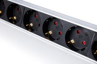 DIGITUS Stekkerdoos 19 inch - 9 stopcontacten met geaard contact - 1 U