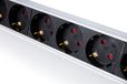 DIGITUS Stekkerdoos 19 inch - 9 stopcontacten met geaard contact - 1 U
