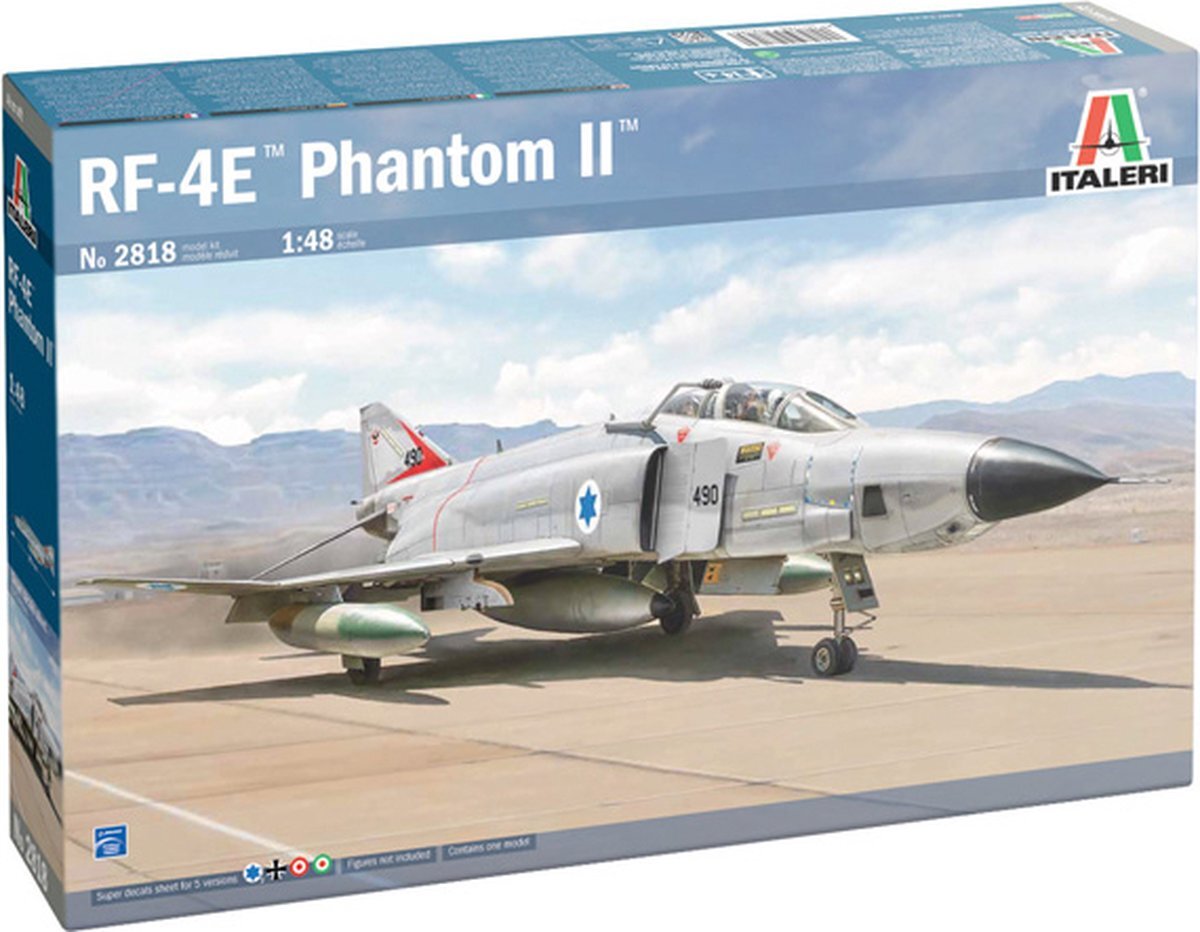 Italeri 1:48 2818 RF-4E Phantom II Plane Plastic kit