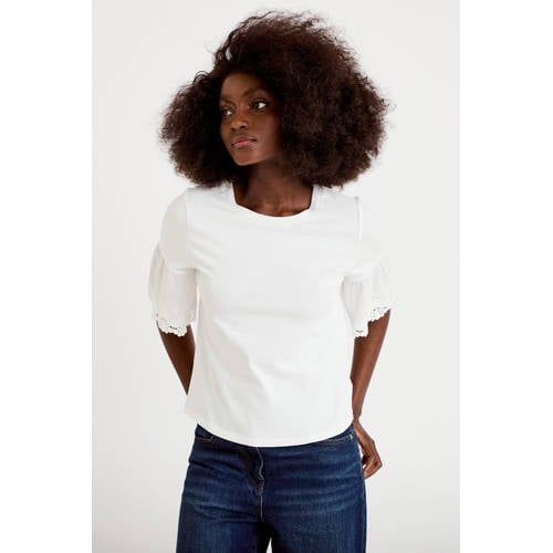 Cache Cache top crochet ecru