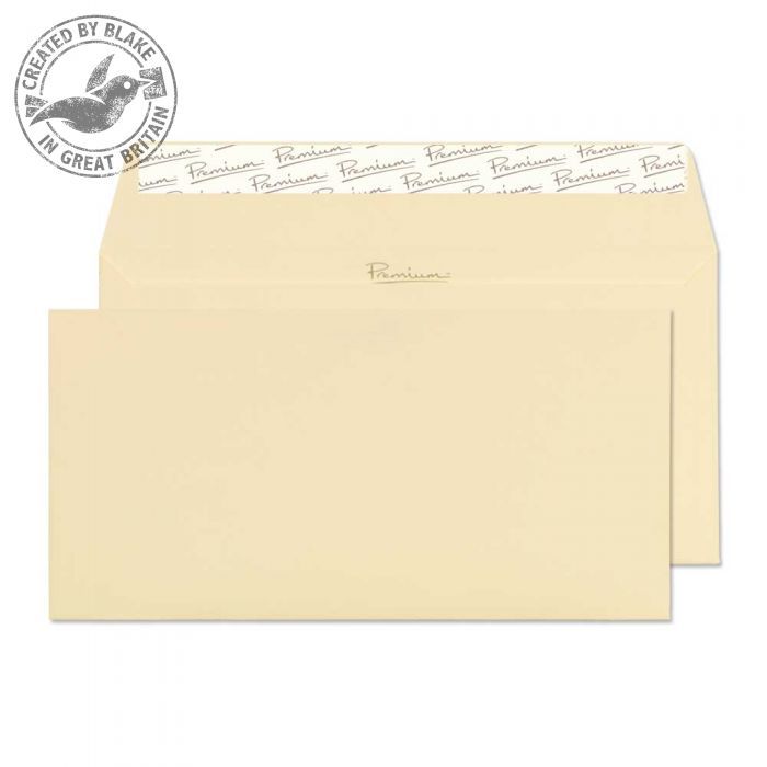 Blake Premium Business - Envelop - DL (110 x 220 mm) - Crème - Zelfklevend - 120 g/m² - 50 stuks