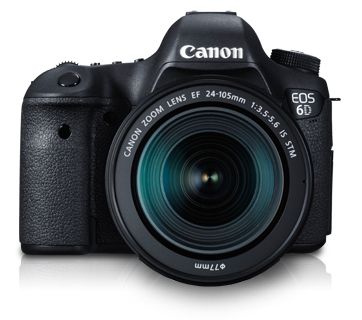 Canon EOS 6D + EF 24-105mm SLR camerakit 20,2 MP CMOS Zwart