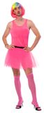 Rubies Roze ballerina voor volwassenen, bovendeel met borsten, tutu en sokken, officiële Rubies voor vrijgezellenfeest, feest, verjaardag