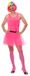 Rubies Roze ballerina voor volwassenen, bovendeel met borsten, tutu en sokken, officiële Rubies voor vrijgezellenfeest, feest, verjaardag