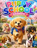 PUPPY SCHOOL Adventures: Big＆Easy Coloring Book