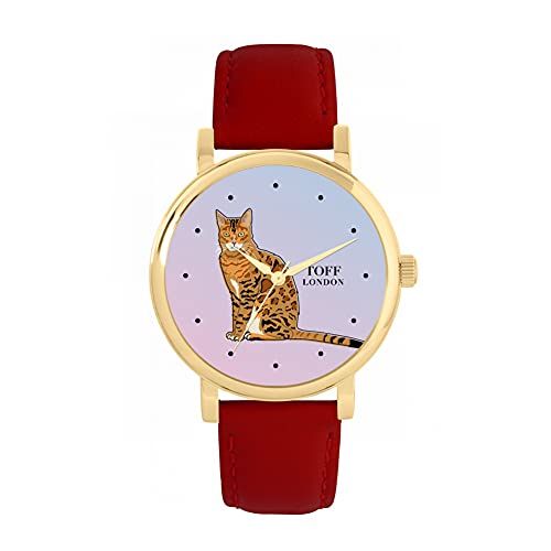 Toff London Ginger Bengal Cat Watch - 5059656639046