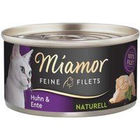 Miamor Feine Filets Naturelle Kip en eend 24x80 g