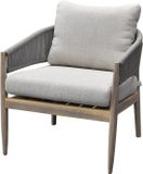 AVH-Collectie Cocoon lounge tuinstoel rope light grey