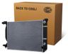 HELLA 8MK 366 302-641: Radiateur, waterkoeler, motorradiateur voor AUDI A4