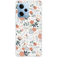 Xiaomi Siliconen hoesjes compatibel met Xiaomi Redmi Note 12 Pro 5G, Xiaomi Poco X5 Pro Rose Dance
