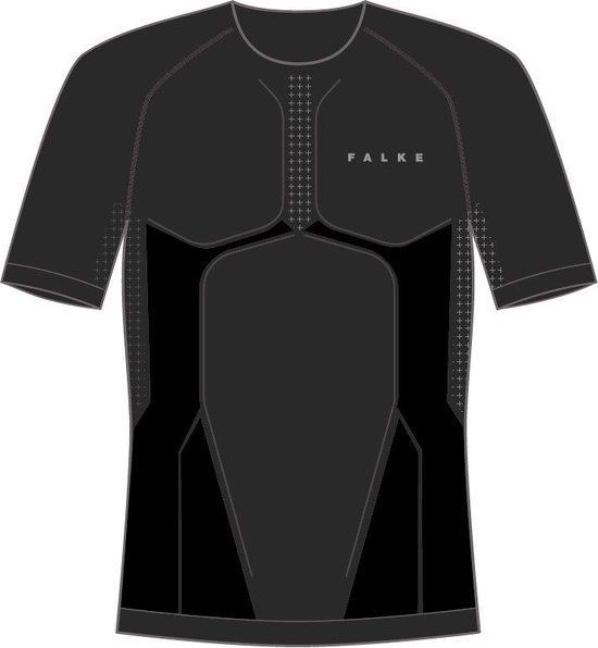 FALKE Warm Shortsleeved Shirt - Heren - Zwart - Maat S
