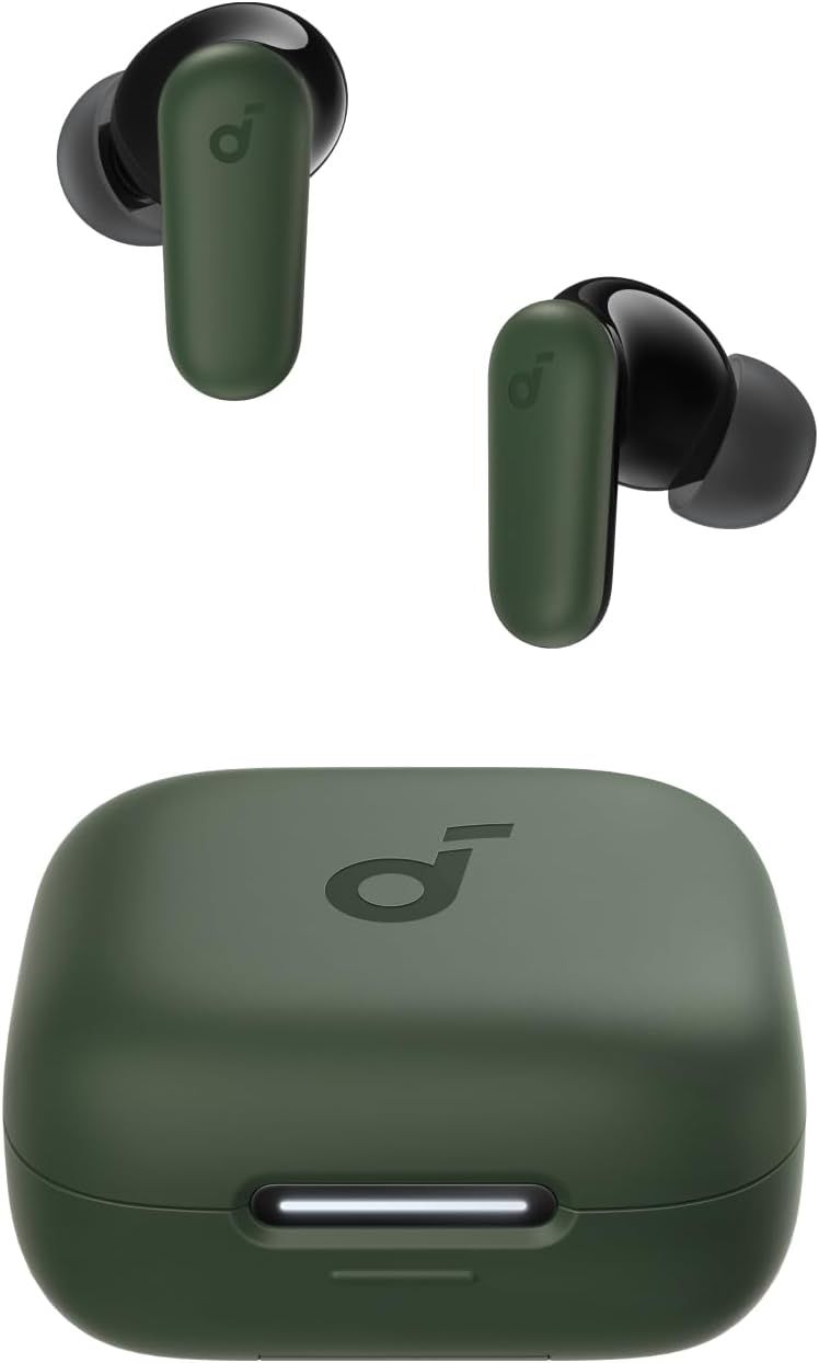 soundcore by Anker P30i Draadloze Oordopjes Groen - Active Noise Cancelling - Bluetooth 5.4 - 45 uur accuduur