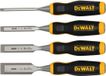 DeWalt DWHT0-16063 - Houtbeitelset - 4 Stuks - Chromen Stalen Bladen - Ergonomische Greep