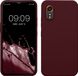 kwmobile telefoonhoesje geschikt voor Samsung Galaxy Xcover7 - Hoesje met siliconen coating - Smartphone case in bordeaux-violet