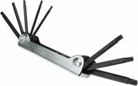 Torx set 8-delig - metaal - T9 t/m T40 - uitklapbaar
