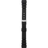 Morellato Horlogebandje - Siliconen - Zwart - 19mm