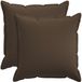 vidaXL - Kussensloop - 2 pcs - HOUTEN - Taupe - 55 x 55 cm - Faux Linnen