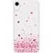 Apple iPhone XR Confettis de coeurs rose Verstevigd hoesje met sublimatie bedrukking
