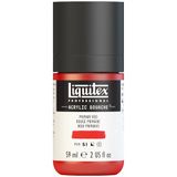 Liquitex Professional Acrylic Gouache, Acrylfarbe mit Gouache Eigenschaften, Lichtecht, wasserfest, 59ml Dosier - Flasche - Primärrot