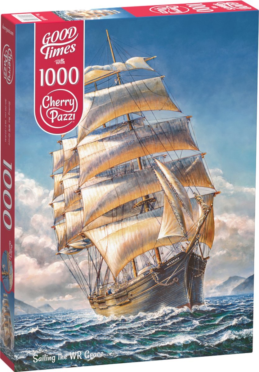 Cherrypazzi Sailing the WR Grace Puzzel 1000 Stukjes