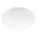 EGLO Pogliola Led-plafondlamp, met kristaleffect en dipschakelaar | keuken-plafondlamp, van metaal en kunststof in wit, warmwit, neutraal koudwit, Ø 43 cm