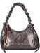 Desigual Montville Half Logo Shoulder Bag Brushed Silver mauve