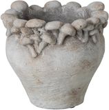 J-Line Pot de fleurs - ciment - beige clair - petit