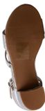 Super Mode He Valentine Kindersandalen met hak zilver