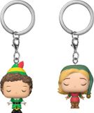Funko Pocket Pop! Keychain 2-Pack: Elf - Buddy & Jovie