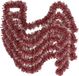 Gerimport Kerstslingers - 4x - rood met sneeuw - 180 x 7 cm - folie