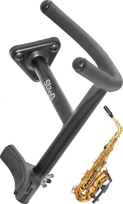 Stagg Alt Saxofoon Muurhouder SLA-ASH - Zwart
