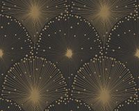 AS Creation A.S. Création Vliesbehang Spot Behang 10,05 m x 0,53 m metallic zwart Made in Germany 305531 30553-1