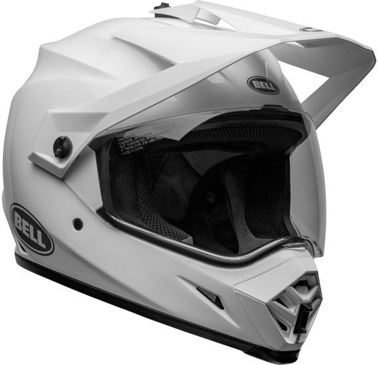 Bell MX-9 Adventure MIPS Solid Wit Adventure Helm