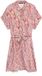 VERO MODA VMEASY JOY S/S SHIRT DRESS WVN GA Femme Mini robe Courte Uni Viscose Manches courtes Col classique Boutons Avec ceinture