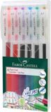 Faber-Castell Gelpen - Fast Gel - 0.7 mm - 6 Stuks - Assorti