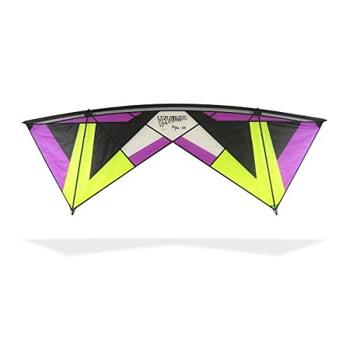 Revolution Kites Revolution Reflex XX lime-purple; 4 lijns stuntvlieger