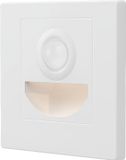 BES LED LED Trapspot met Bewegingssensor - Brinton Lumostep - Inbouw Trapverlichting Vierkant Wit - 3W 90lm - Helder/Koud Wit 6500K