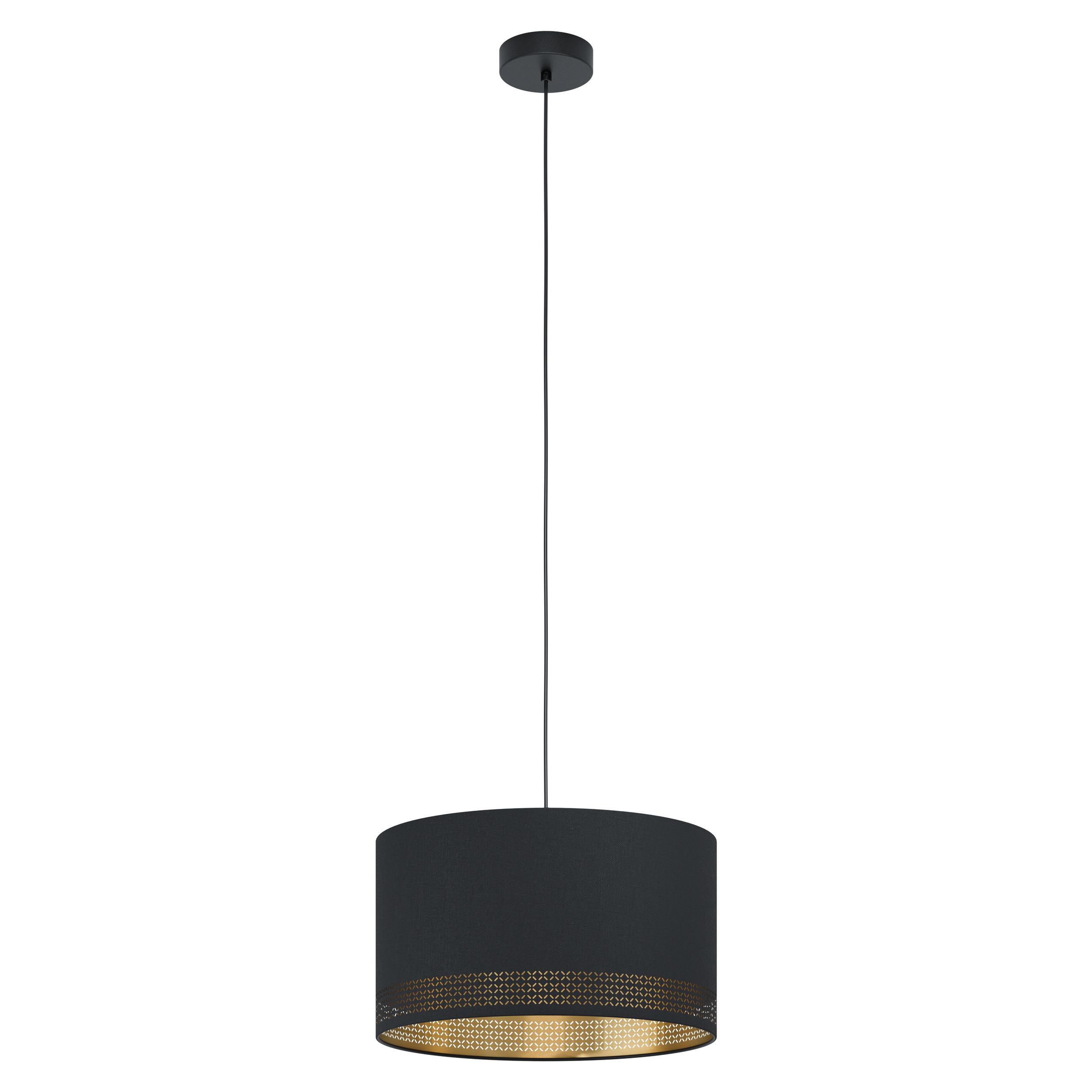 EGLO Esteperra Hanglamp - Zwart - E27 - 40W - Ø38 cm
