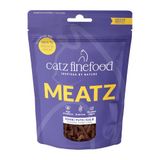 catz finefood Meatz Kattenlekkernijen Essential Mix - knapperige strepen van de populairste vleessoorten - kattensnack voor mensen met een allergie zonder suiker, graanvrij (1 x 45 g)