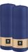 Wiedemann Cilinderkaars/stompkaars - 2x - donkerblauw - 20 x 7 cm - 103 branduren
