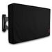 iBirdie outdoor-tv-hoes 71 tot 81 cm, weerbestendig, hoesmaat 74 cm l x 48 cm h, waterdicht voor buiten flat screen 71 tot 81 cm tv, zwart, 600D dik stof schermbeschermer met onderkant