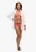 Superdry Klassiek elastisch bikinibroekje Dames Hyper Fire Pink L