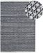 AXI Palau Tapis d'extérieur – Rectangulaire – 160 x 230 cm – Anthracite – Motif géométrique