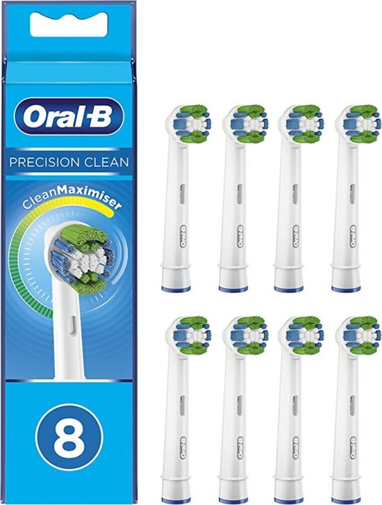 Oral-B Oral-B Opzetborstels Precision Clean 8 stuks