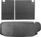 VEVOR Bagageruimtemat Rugleuningmat voor Toyota Highlander 2020-2024, zwart, TPE Rubber