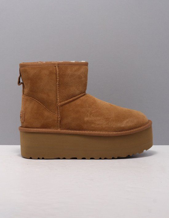 UGG Classic Mini Platform Boots - Women's - Size 41 - Brown - Suede