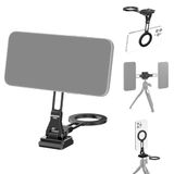 NEEWER Dual Magnetische Telefoon Houder Stand Statief Mount met Arca Type Base, Metalen Lichtgewicht Draagbare Camera Mobiele Telefoon Bevestiging Compatibel met MagSafe iPhone Samsung Android Video