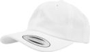 Yupoong Flexfit - Low Profile Cotton Twill Baseball Cap - Unisex - One Size - Wit