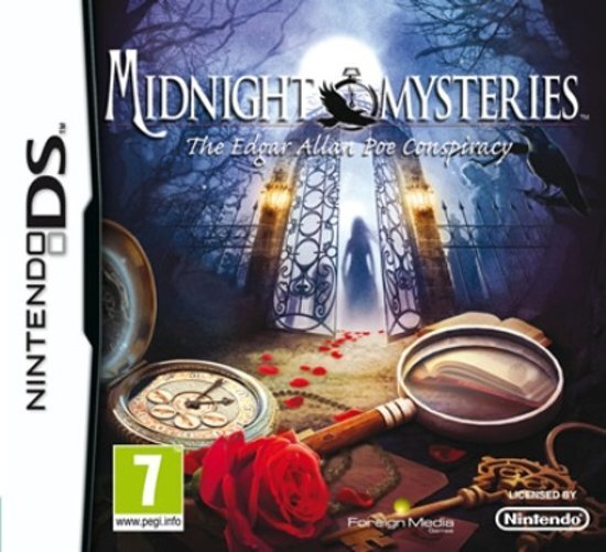 Foreign Media Midnight Mysteries The Edgar Allan Poe Conspiracy Nintendo DS